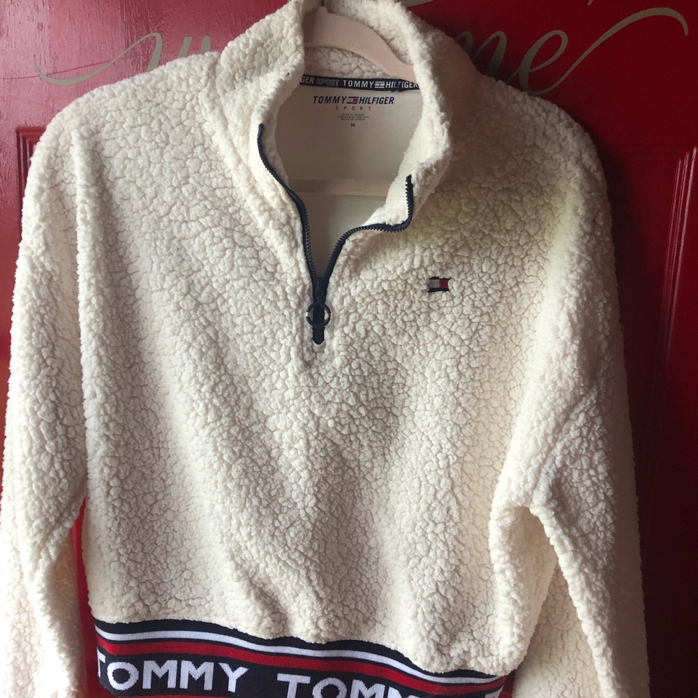 Tommy Hilfiger 1/4 zip Sherpa